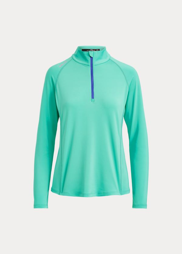 Jaqueta Ralph Lauren Performance Golf Quarter-Zip Mulher 62850-VZCQ